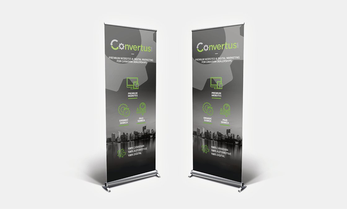 Standup banner