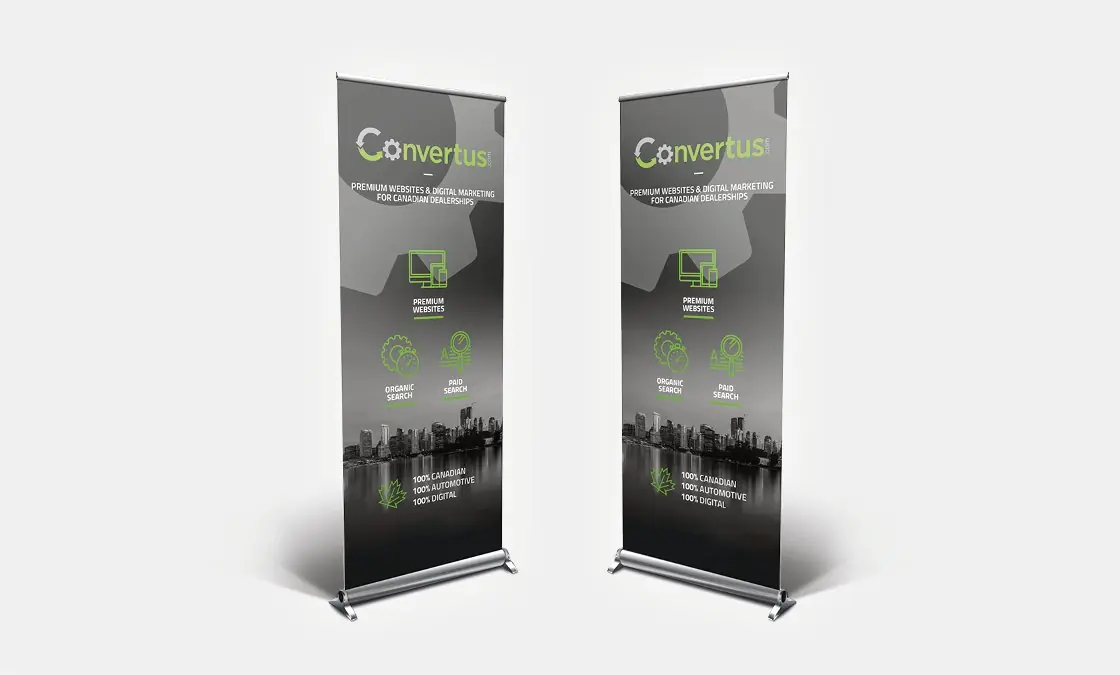 Standup banner
